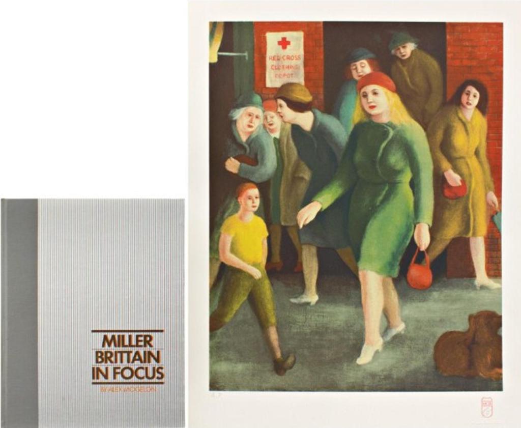 Miller Brittain In Focus - illustrated with numerous colour plates contained in a hard shell slipcase