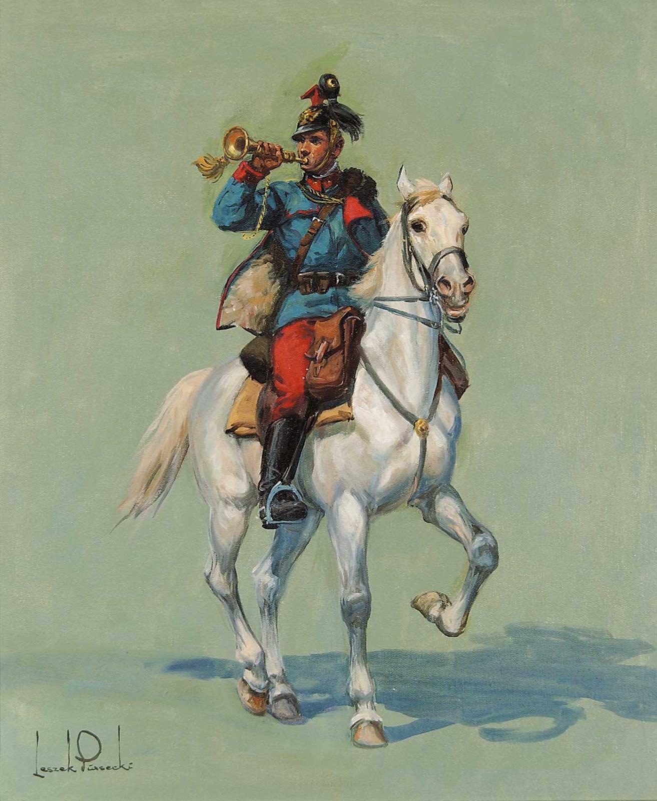 Leszek Piasecki (1928-1990) - Untitled - The Bugler