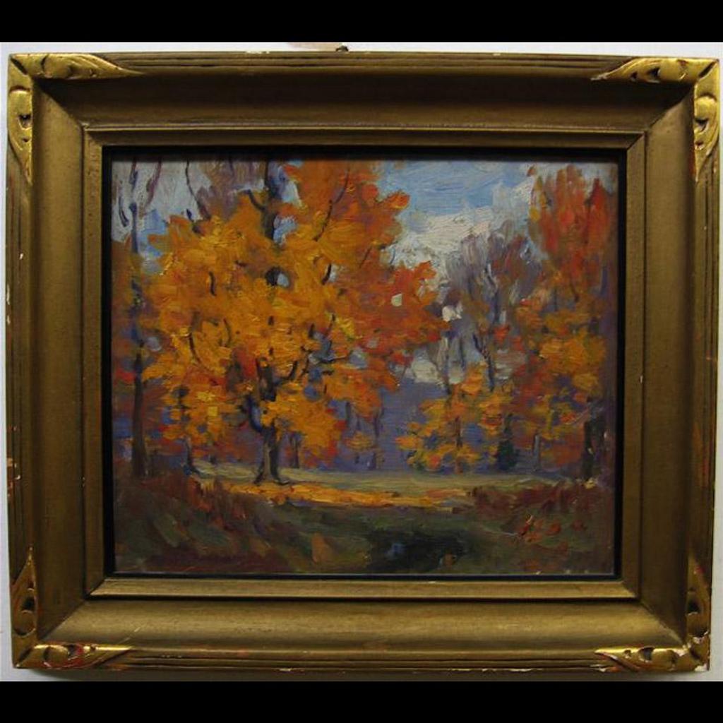 Manly Edward MacDonald (1889-1971) - Maple Trees In Autumn