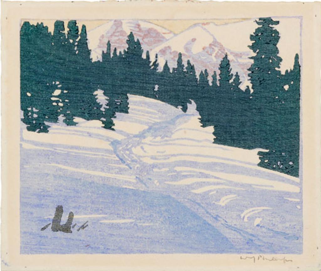 Walter Joseph (W.J.) Phillips (1884-1963) - Trail from Skoki