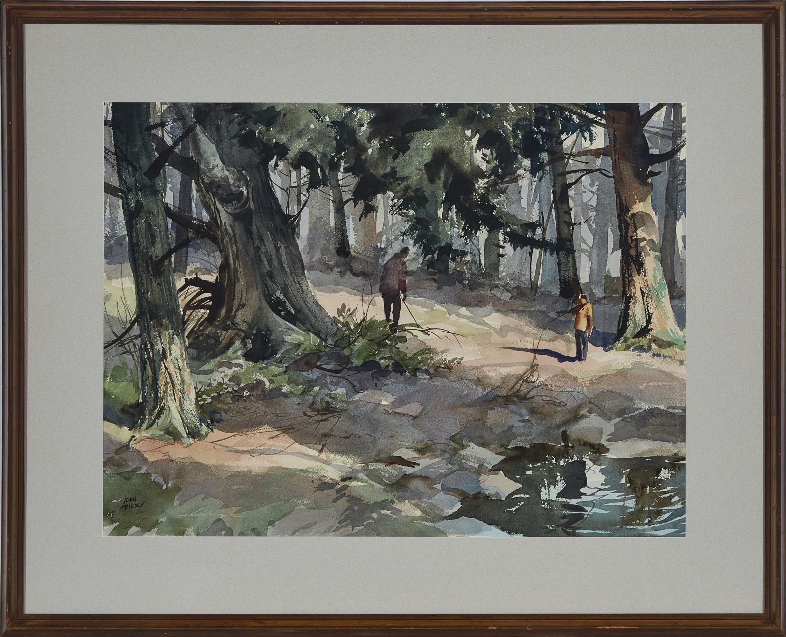 John Pike (1911-1979) - Untitled (In The Woods)