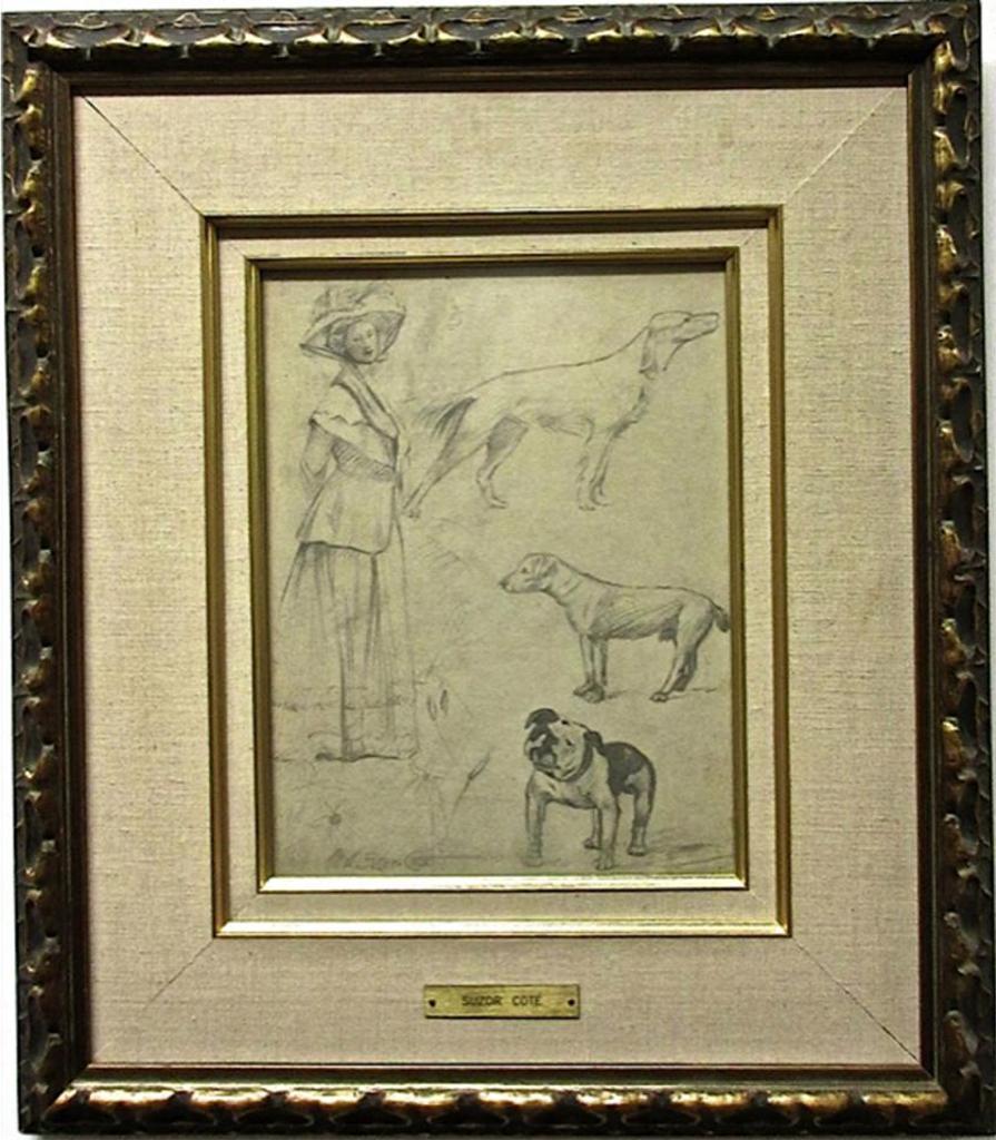 Marc-Aurèle de Foy Suzor-Coté (1869-1937) - Study In Pencil