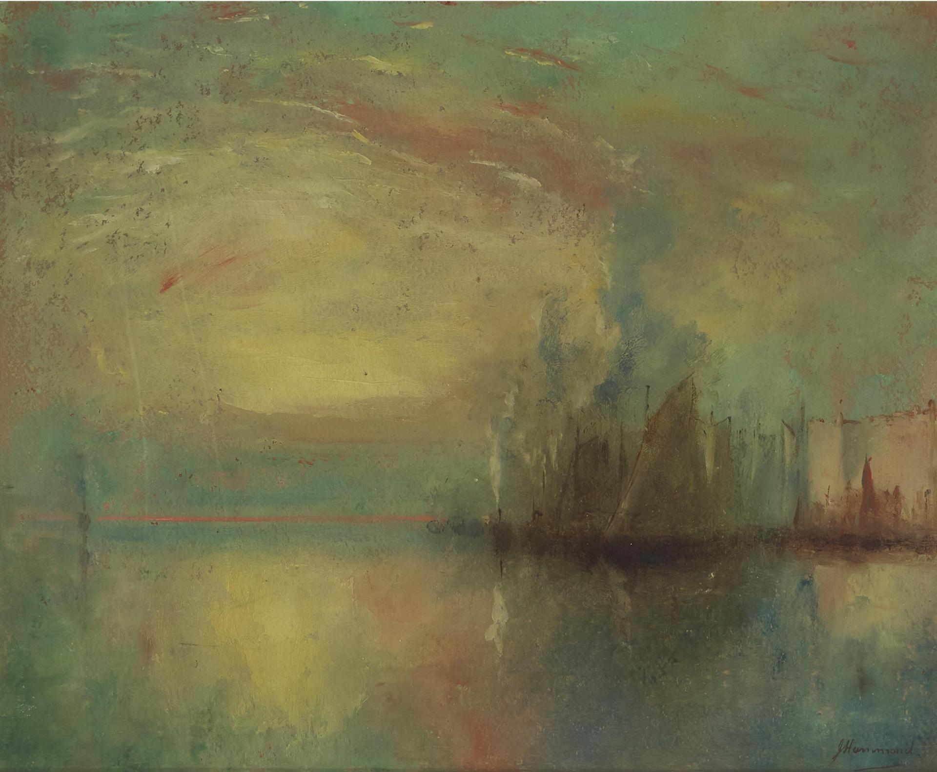 John A. Hammond (1843-1939) - Harbour Of St. [sic] John, New Brunswick