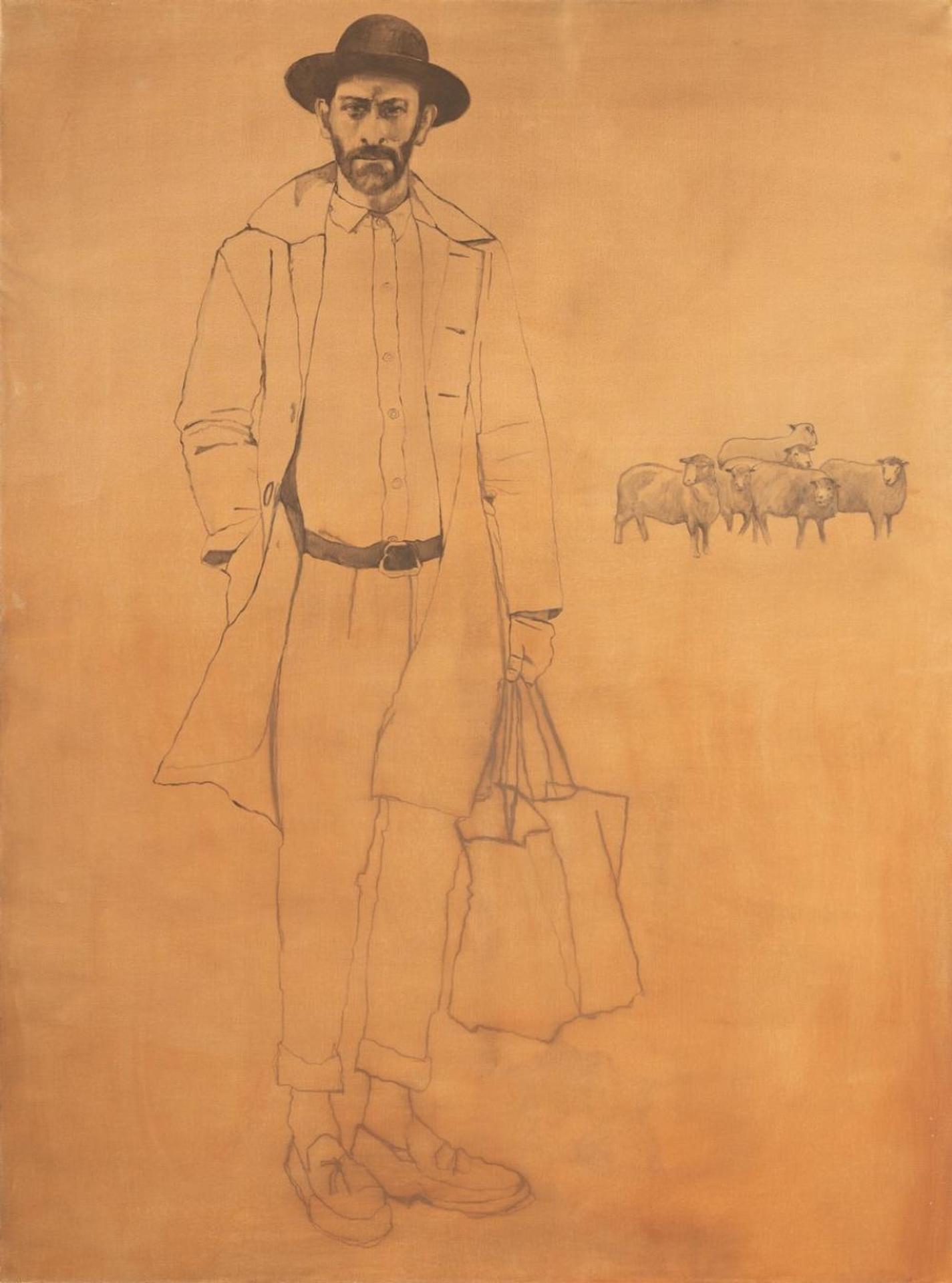 Rachel Berman (1947-2014) - Untitled - Portrait of a drifter