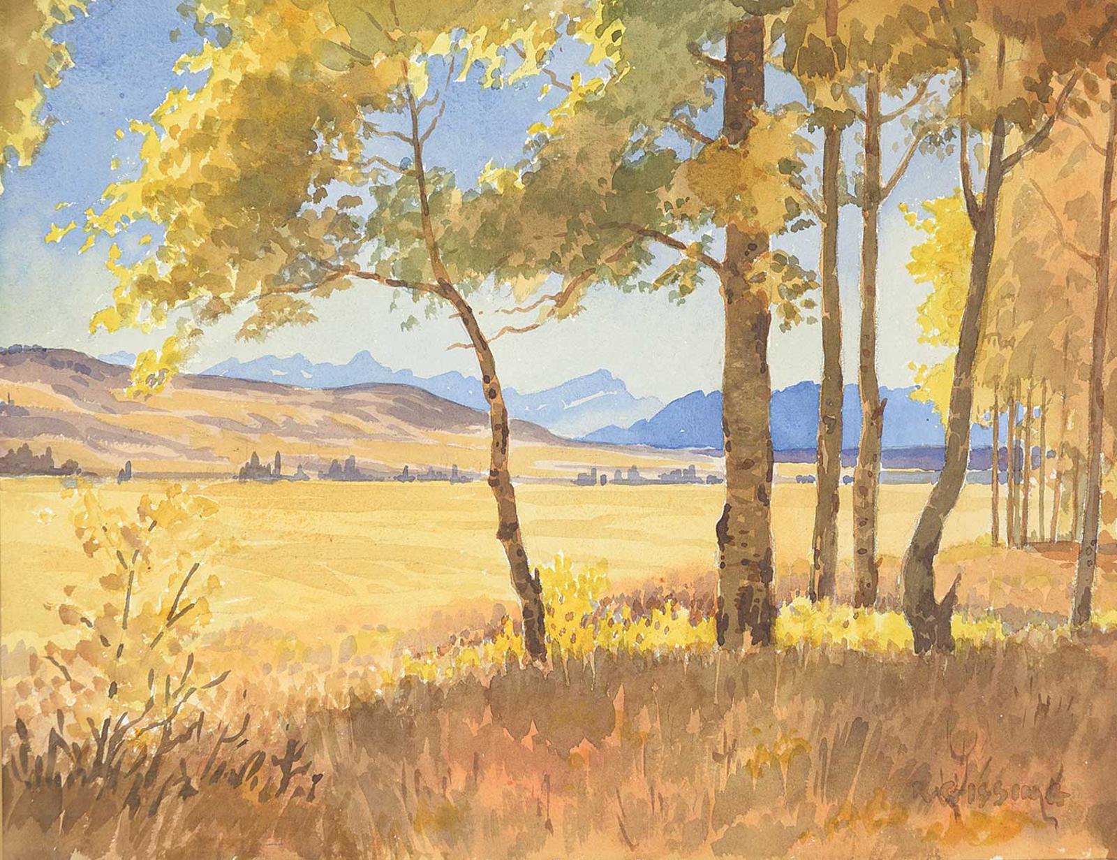 Roland Gissing (1895-1967) - Untitled - After the Harvest
