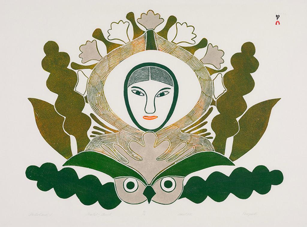 Kenojuak Ashevak (1927-2013) - The Owl and I