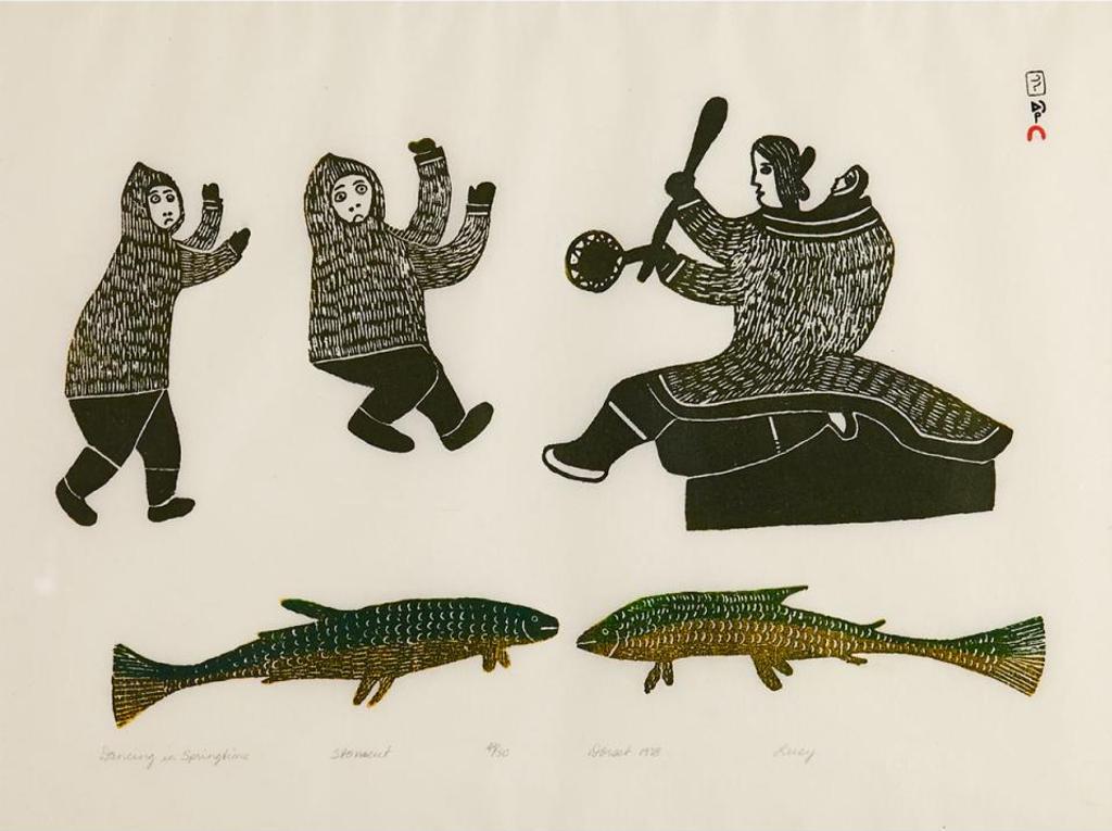 Lucy Qinnuayuak (1915-1982) - Dancing In The Springtime