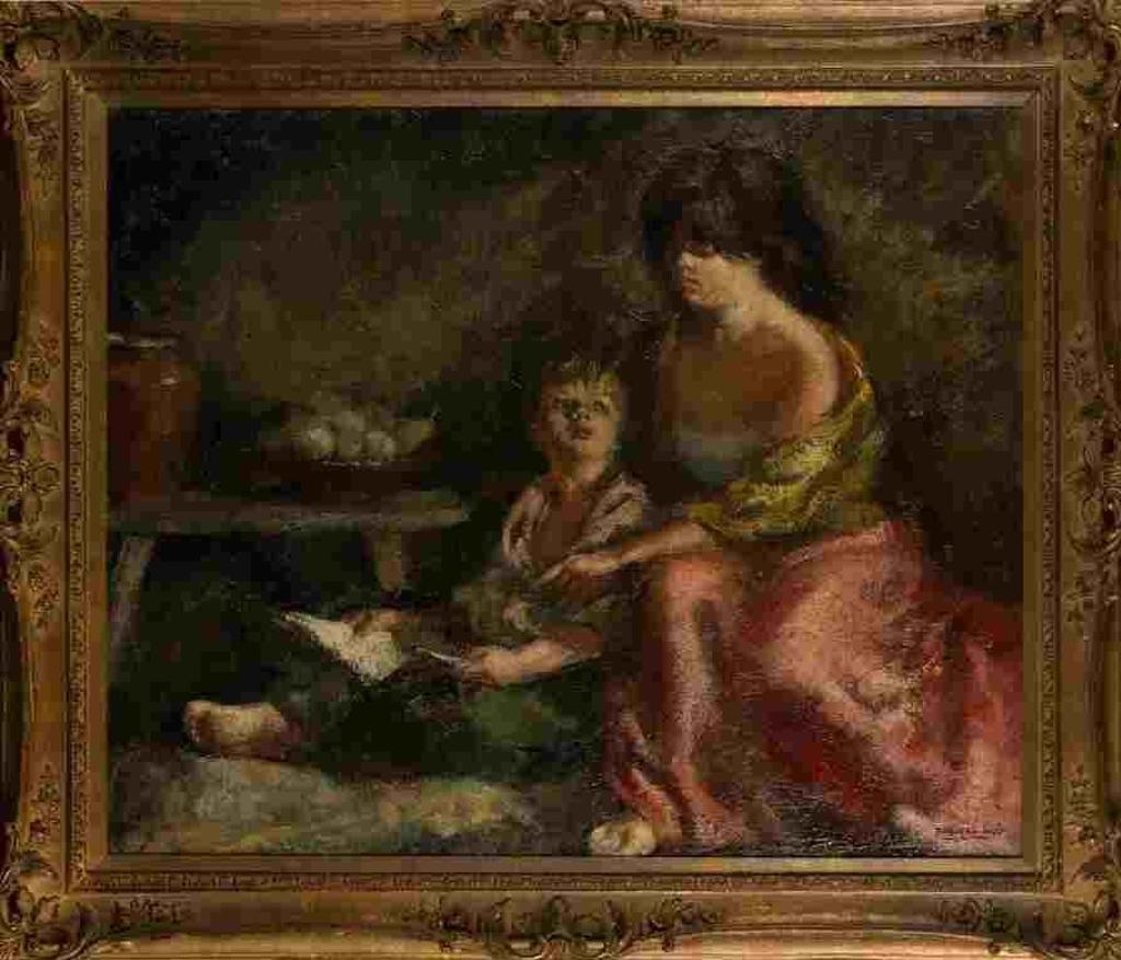 Amadeo Freixas Vivo (1912-2004) - Untitled (Storytime)