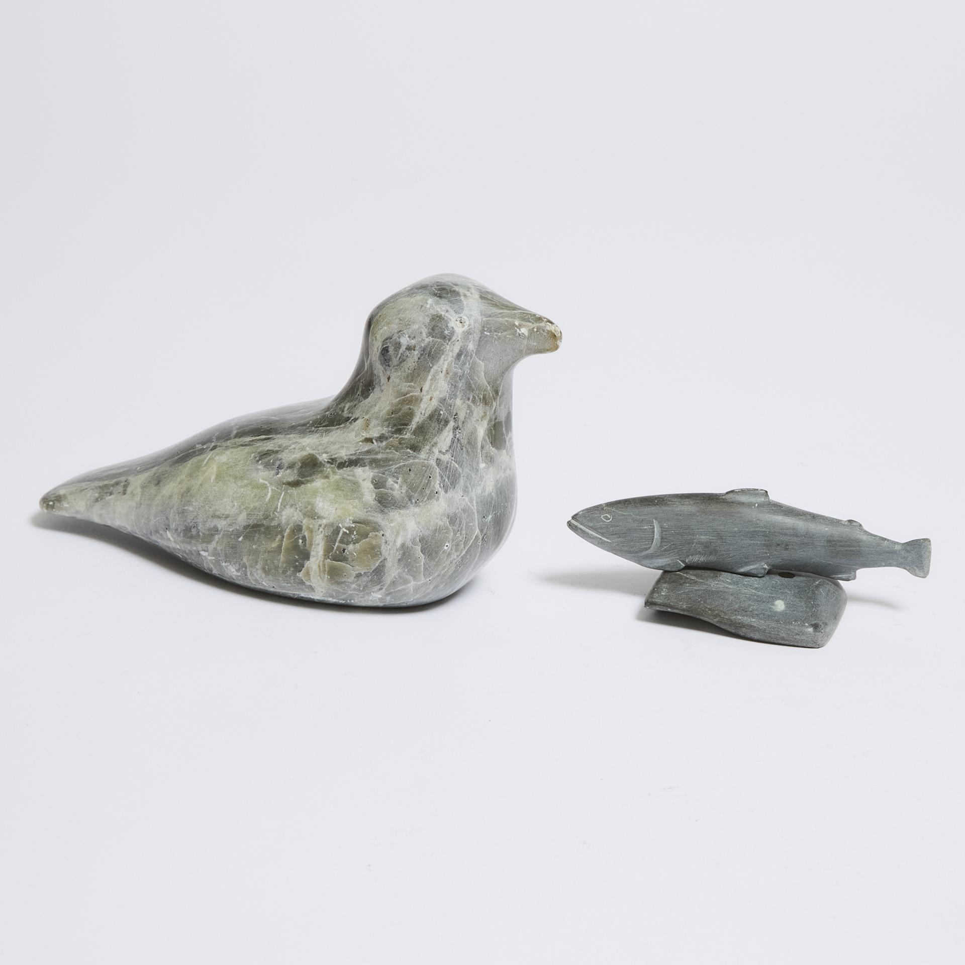 Josie Pisuktie (1901) - Bird And Fish