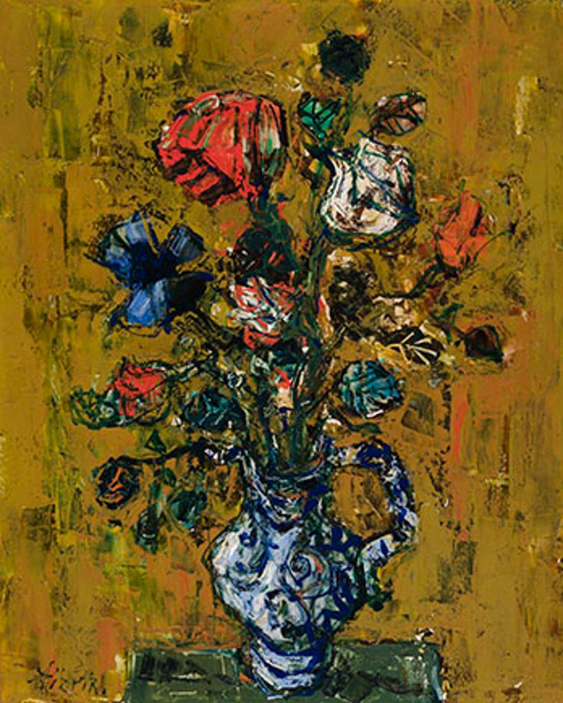 Paul Augustin Aïzpiri (1919-2016) - Flowers in a Vase