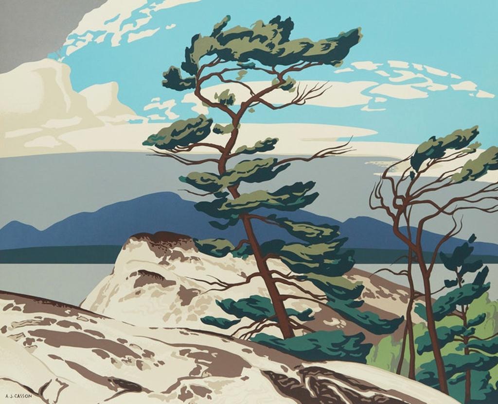 Alfred Joseph (A.J.) Casson (1898-1992) - White Pine; Above La Cloche; Northern Church