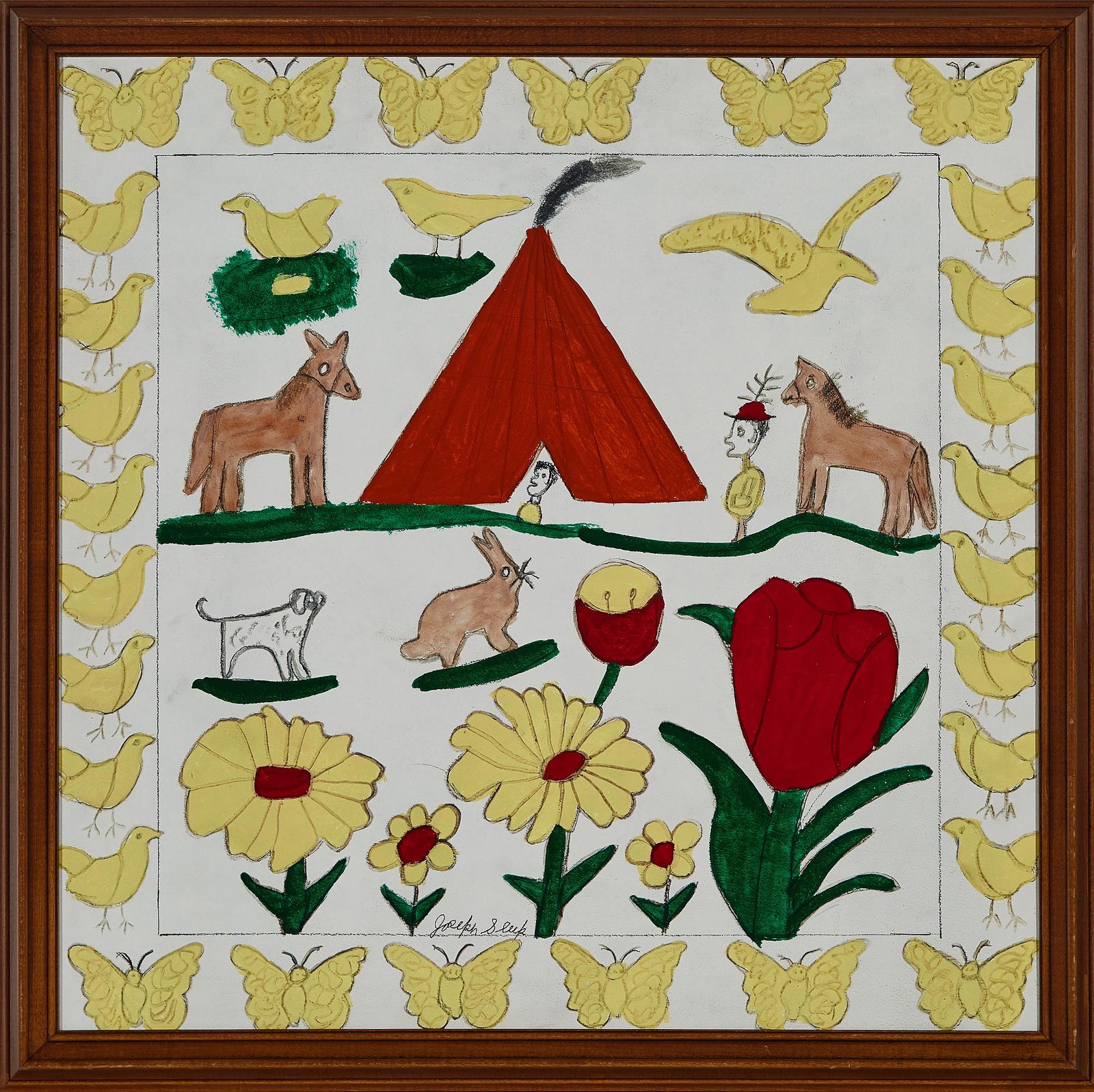 Joseph Sleep (1914-1978) - Untitled (Teepee)
