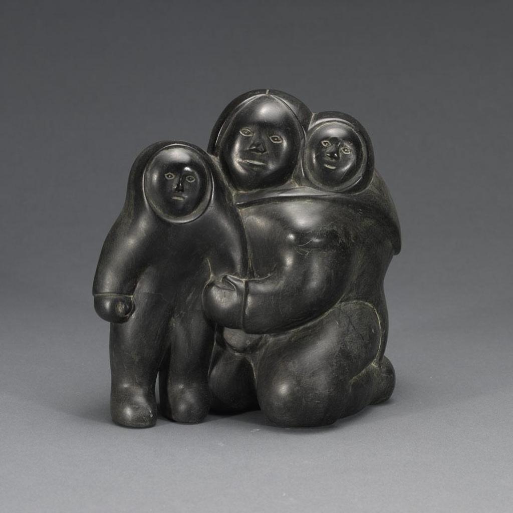 Mathew Aqigaaq (1940-2010) - Mother With Her Children