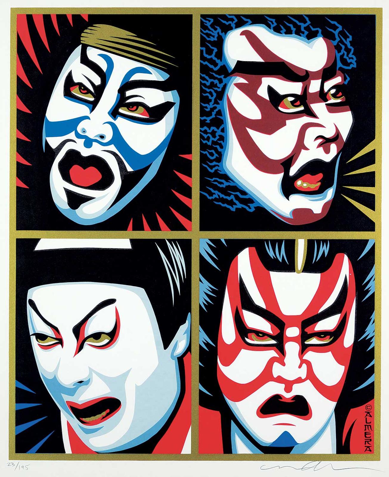 Almera - Untitled - Four Faces #23/95