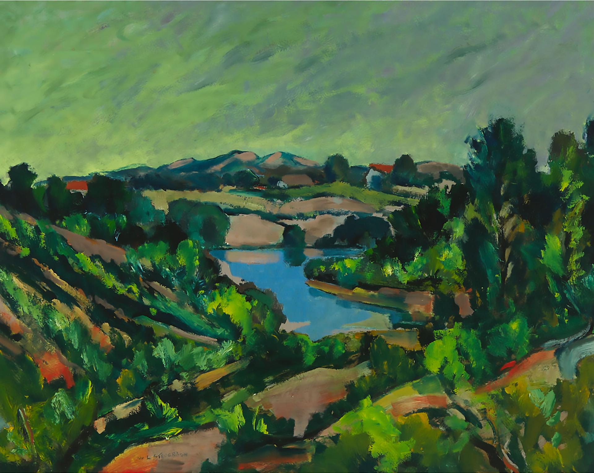 William Lewy Leroy Roy Stevenson (1905-1966) - Bend In The River