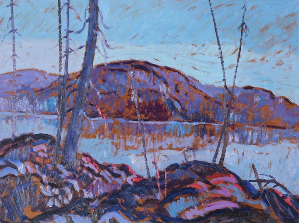 Marcel Fecteau (1927) - LAC BLEU; 1974
