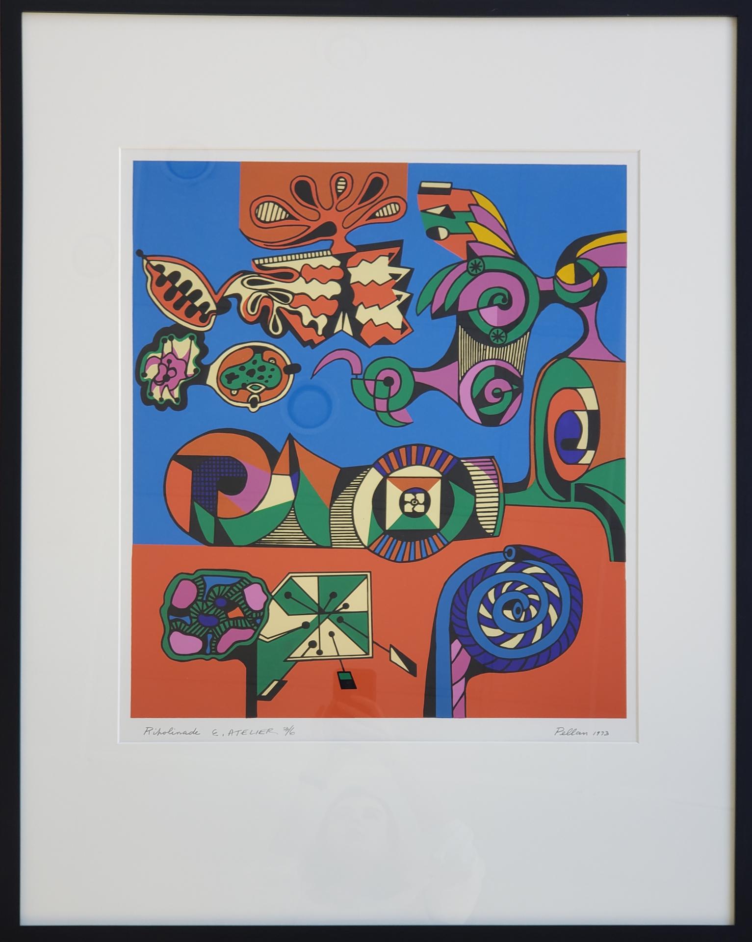 Alfred Pellan (1906-1988) - Ripolinade, 1973