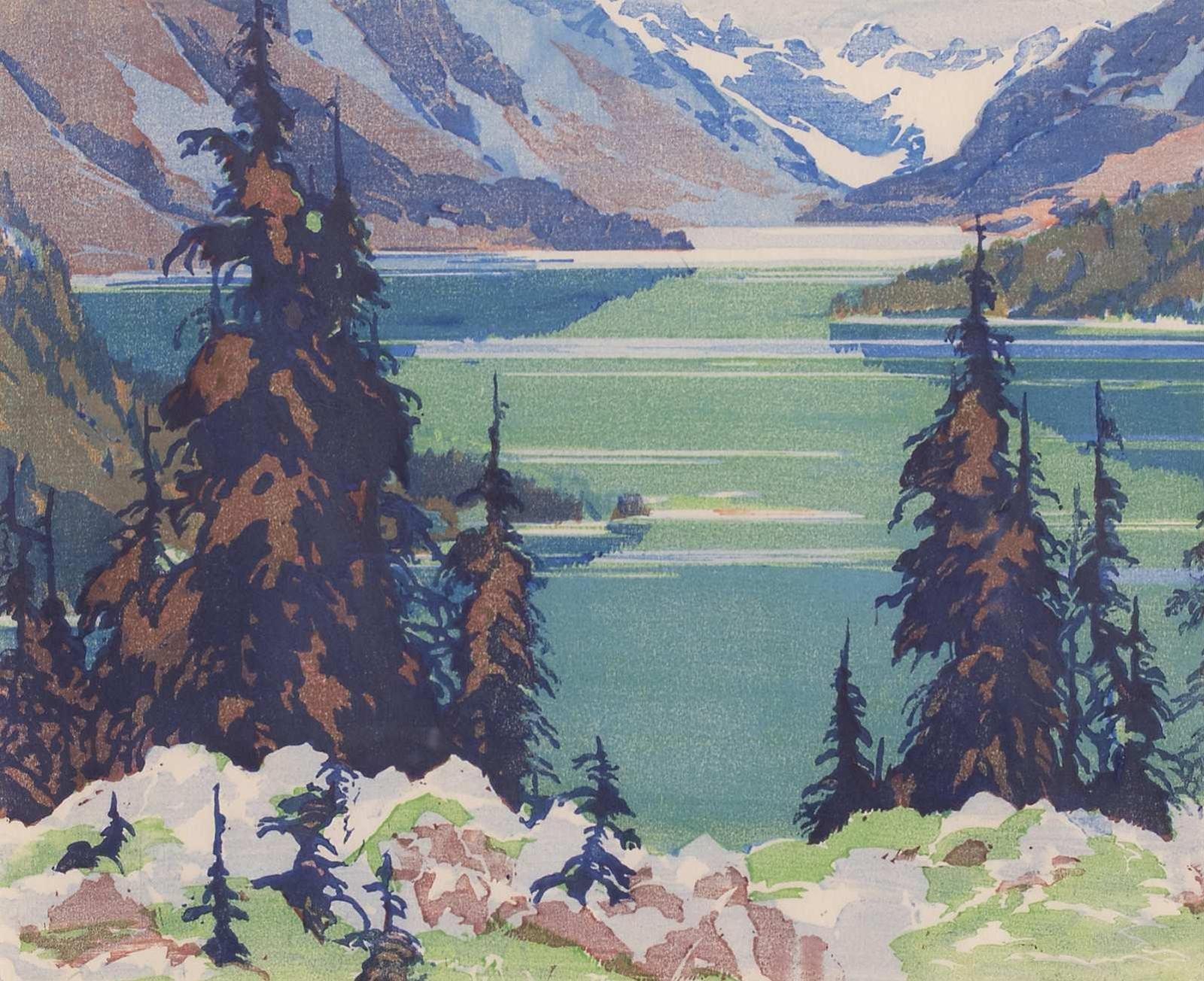 Barbara Harvey Leighton (1911-1986) - Moraine Lake