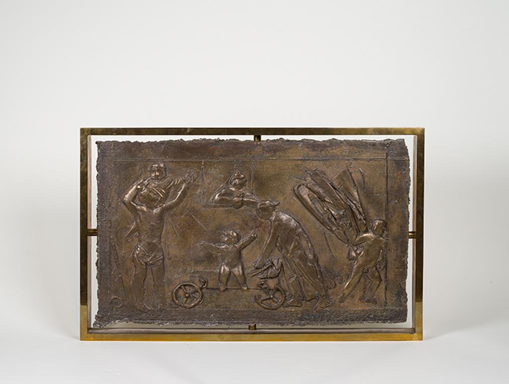 Giacomo Manzù (1908-1991) - Studio per la famiglia nel lavoro