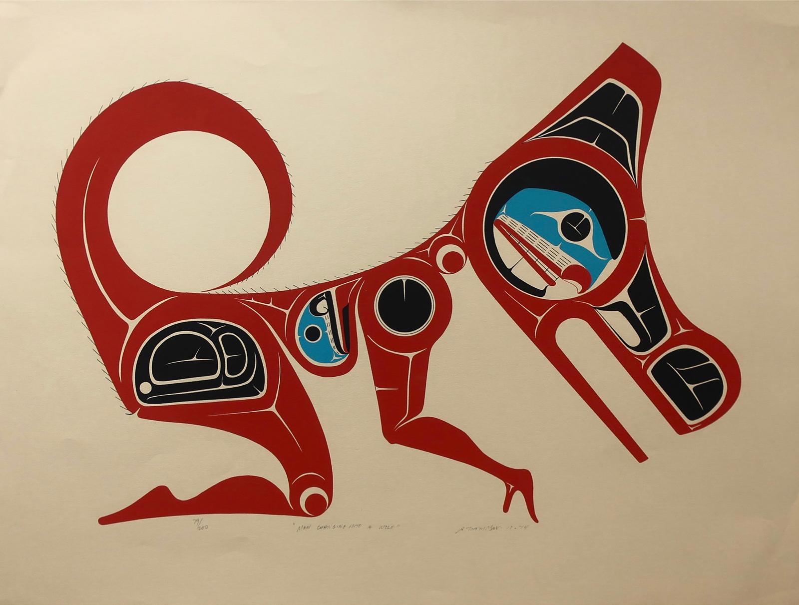 Art Thompson (1948-2003) - Man Changing Into Wolf