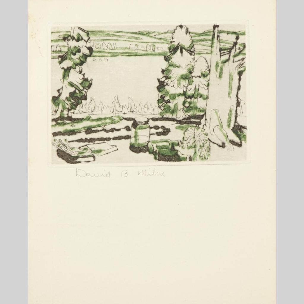 David Browne Milne (1882-1953) - Hilltop (Painting Place)