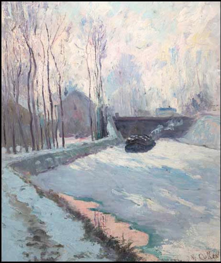 Maurice Galbraith Cullen (1866-1934) - Sunshine and Hoar Frost, France