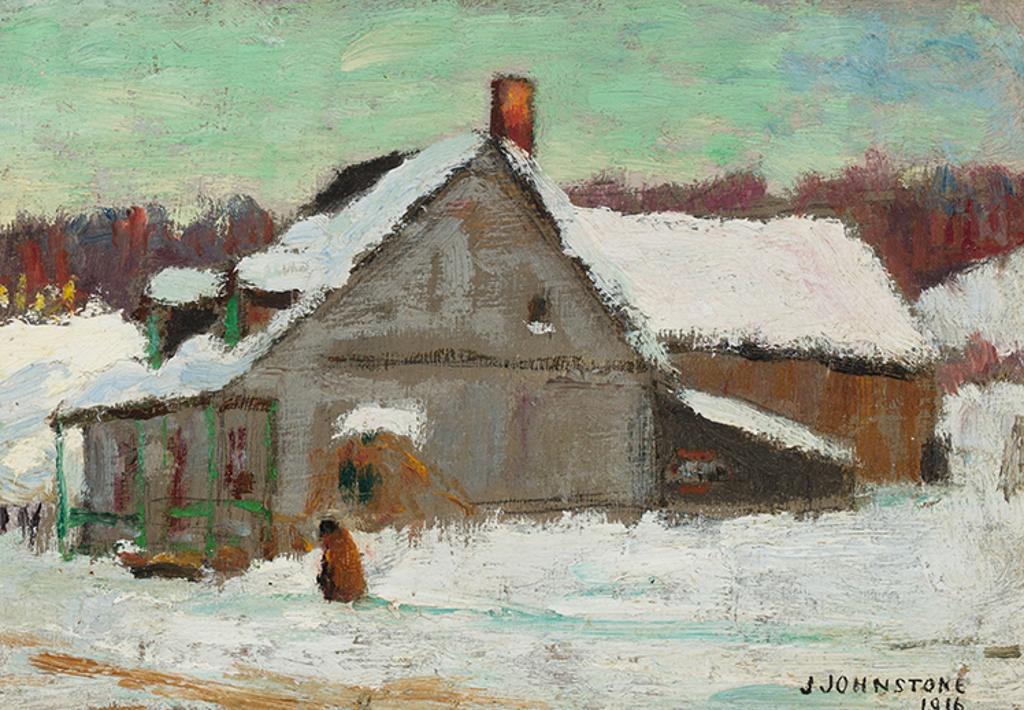 John Young Johnstone (1887-1930) - Old House, Beauport