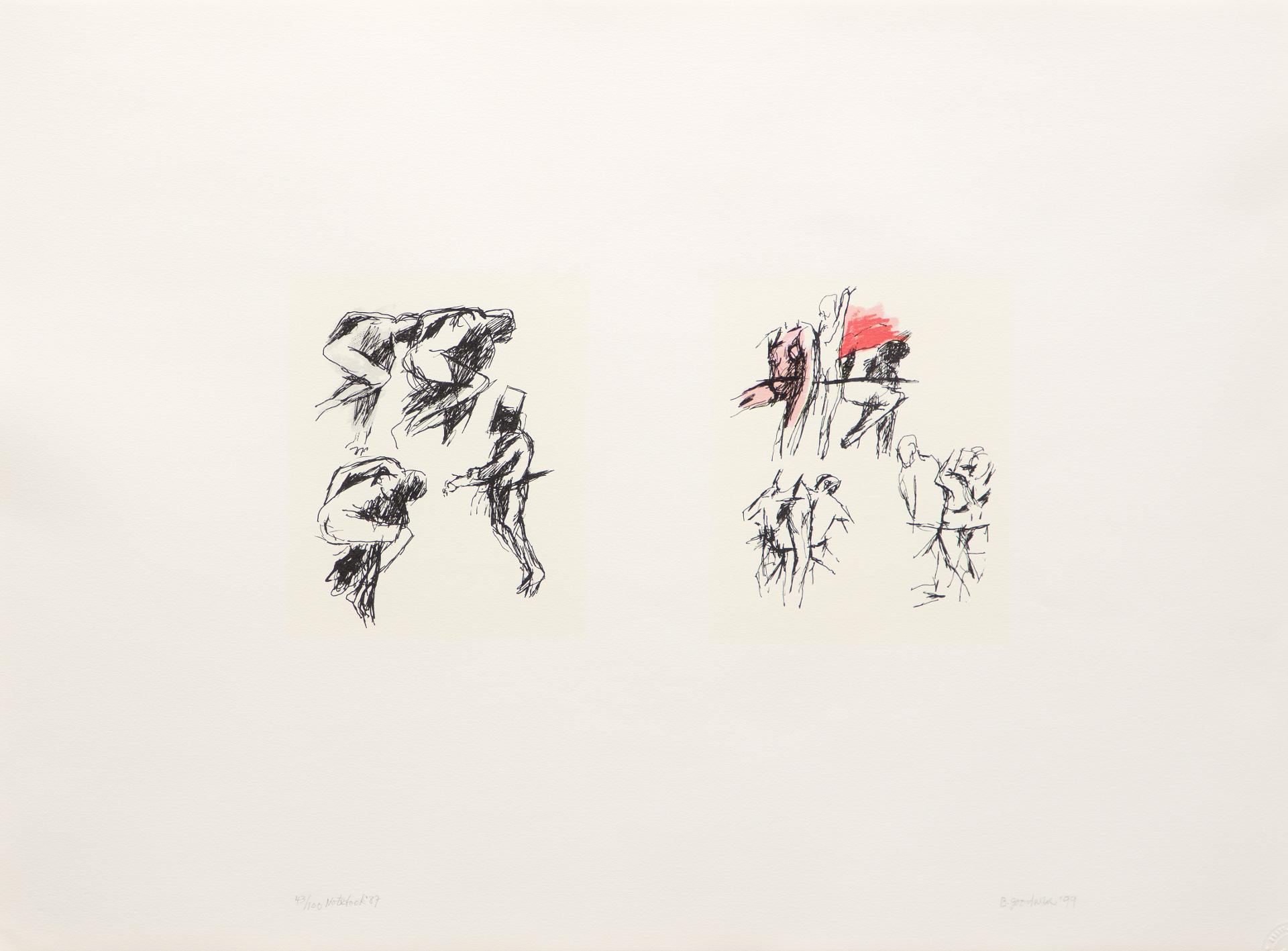 Betty Roodish Goodwin (1923-2008) - Notebook '87, 1999
