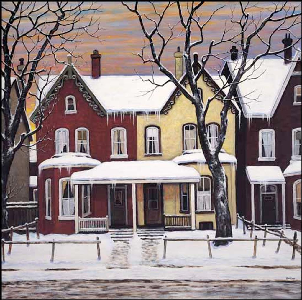 John Kasyn (1926-2008) - After a Snowfall, Berkeley Sreet