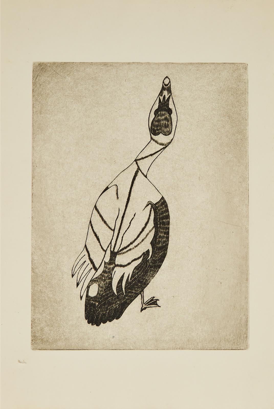 Kananginak Pootoogook (1935-2010) - Eider Duck
