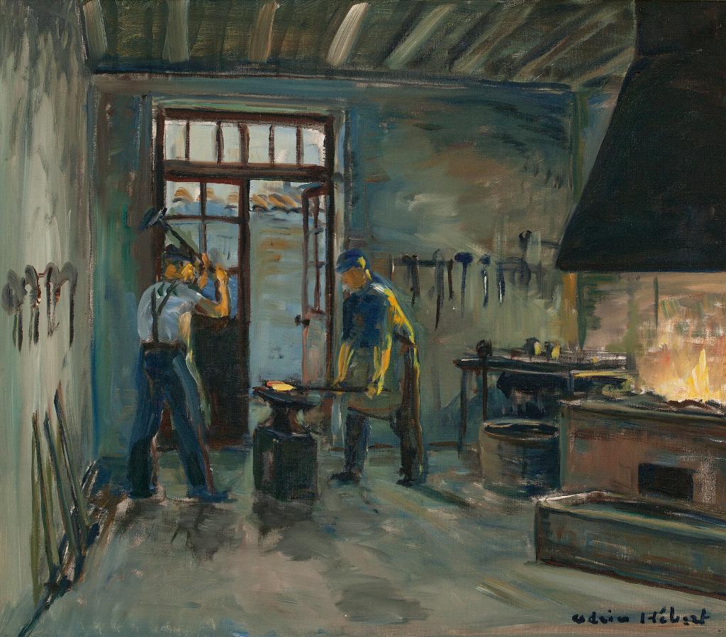 Adrien Hébert (1890-1967) - La Forge
