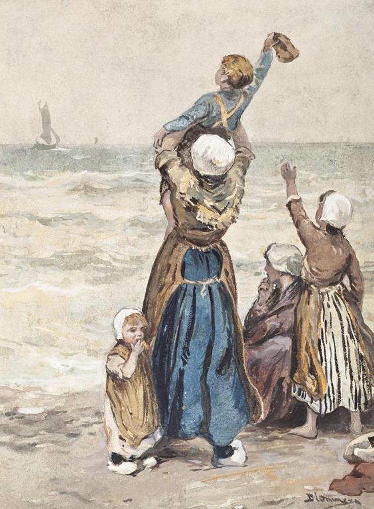 Bernard J. Bloomers (1845-1914) - Return of the Fishermen