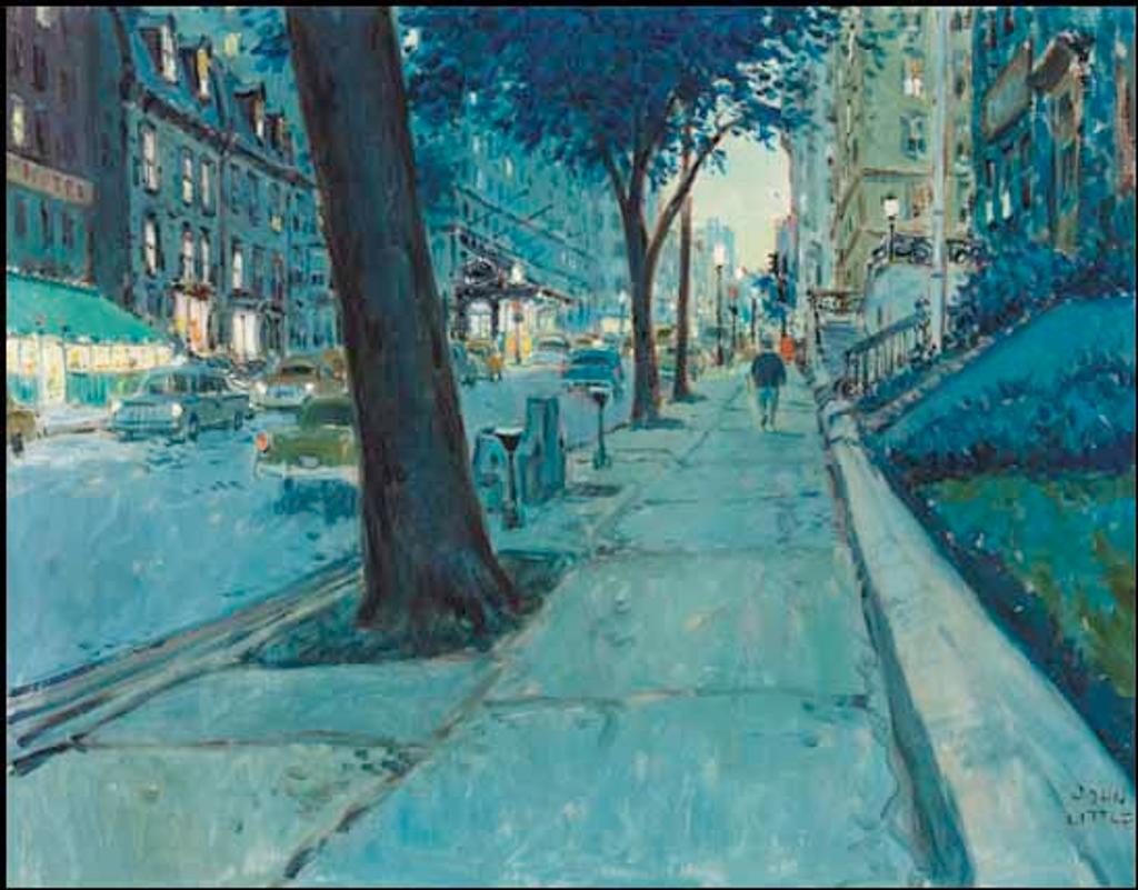 John Geoffrey Caruthers Little (1928-2024) - Sherbrooke at Drummond, Montreal