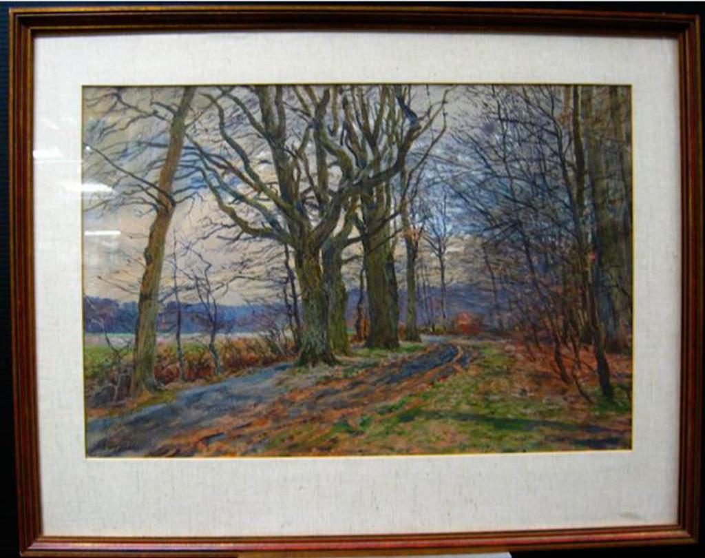 Georg Hacker (1865-1932) - Waldweg Im Spatherbst (Forest In Late Fall)