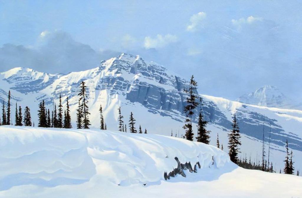 Ted Raftery (1938) - Snowbank, Kananaskis Country; 1985