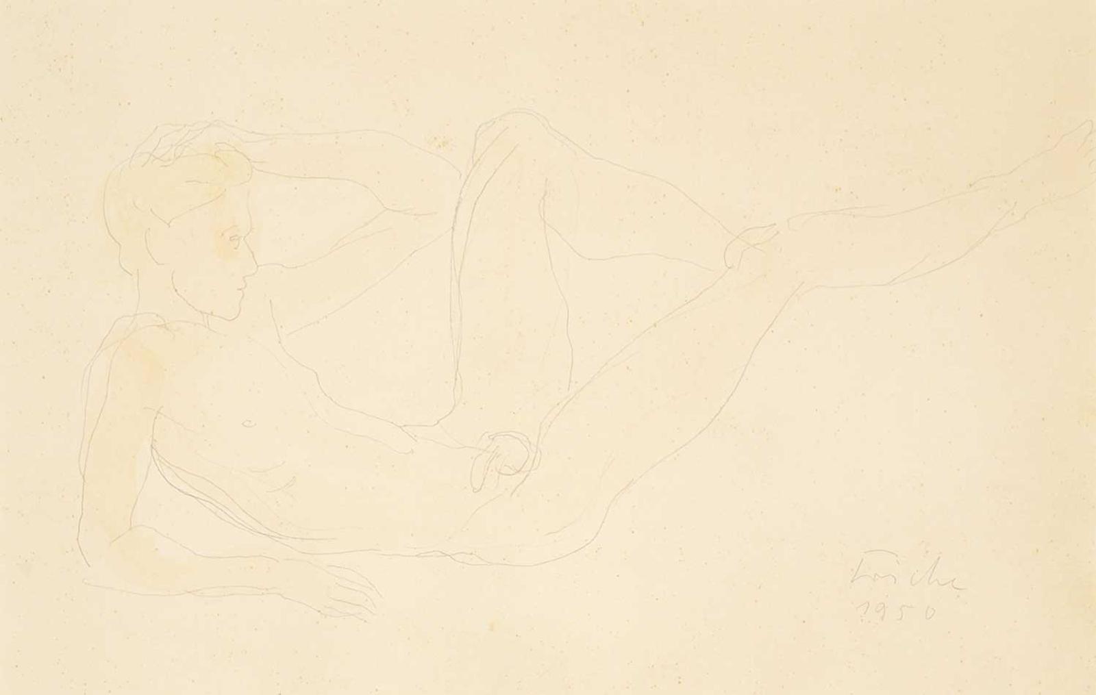 Otto Frisch - Untitled - Reclining Nude