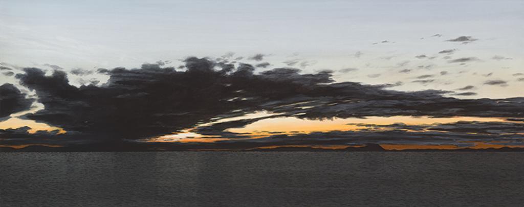 Takao Tanabe (1926) - Crossing the Strait, Sunset