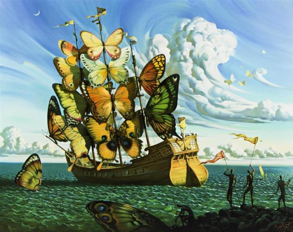 Vladimir Kush (1965) - Departure of the Winged Ship