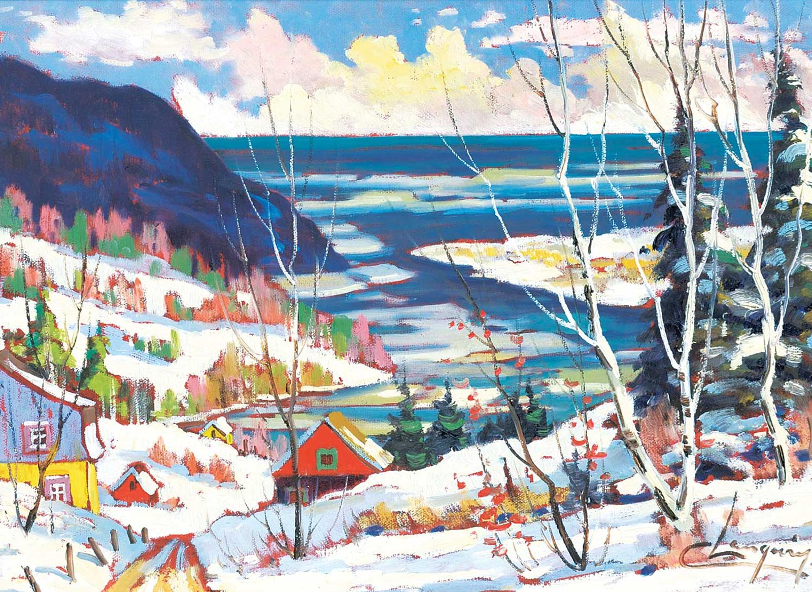 Claude Langevin (1942-2024) - Devant le Fleuve [Facing the River]