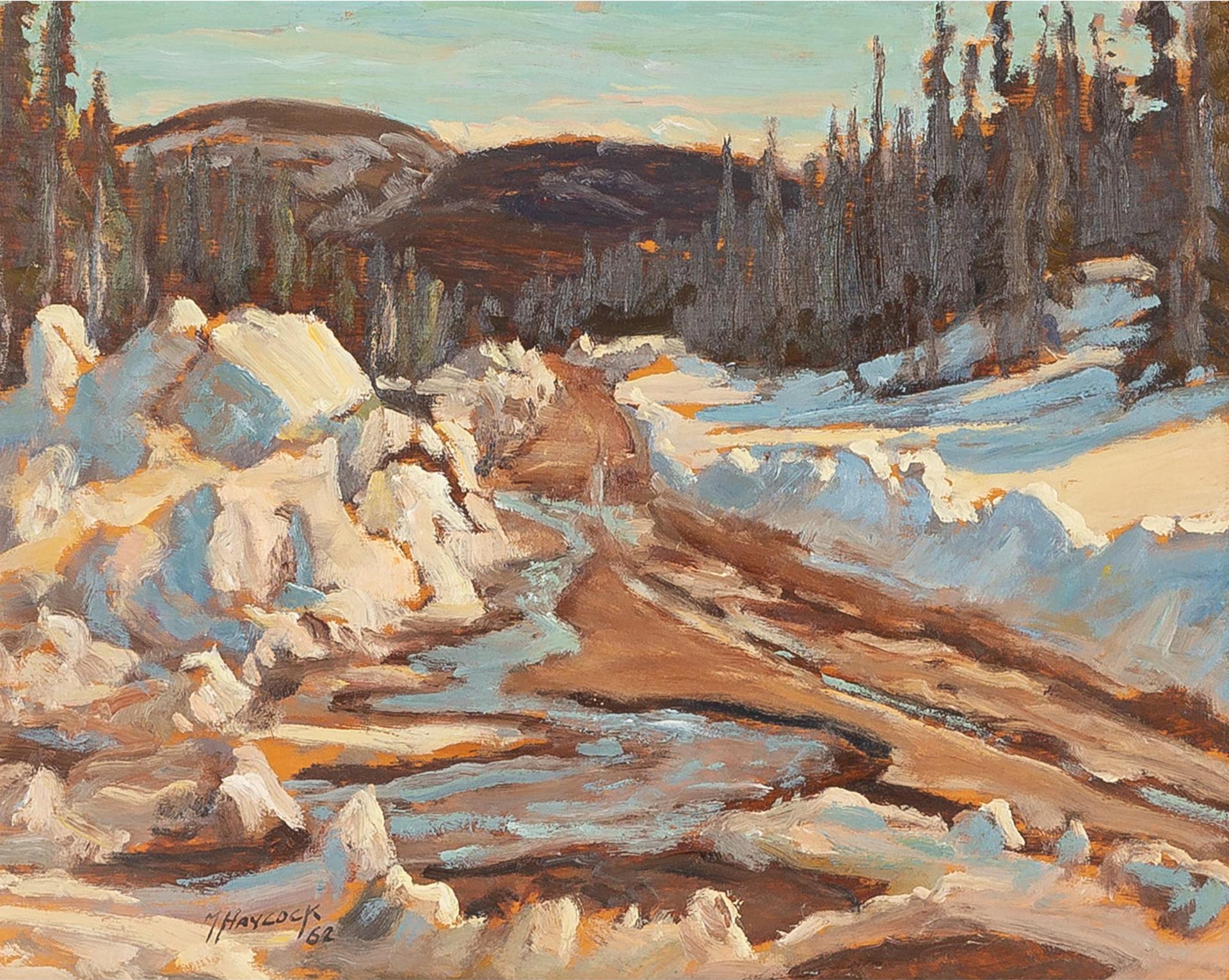 Maurice Hall Haycock (1900-1988) - The Road To Carol Ore Body
