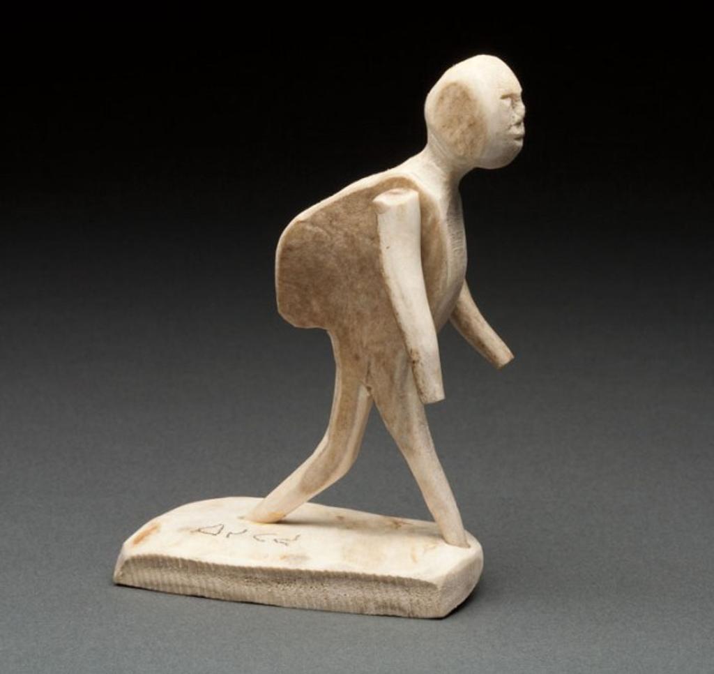 Luke and William Kanak Iksiktaaryuk (1909-1977) - Walking man, ca. mid 1970s