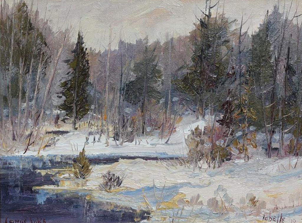 Fernand Labelle (1934-2012) - Neige Sur Canoe Lake, Parc Algonquin; 1990