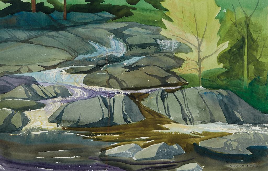 Doris Jean McCarthy (1910-2010) - The Rapids on Crowe River
