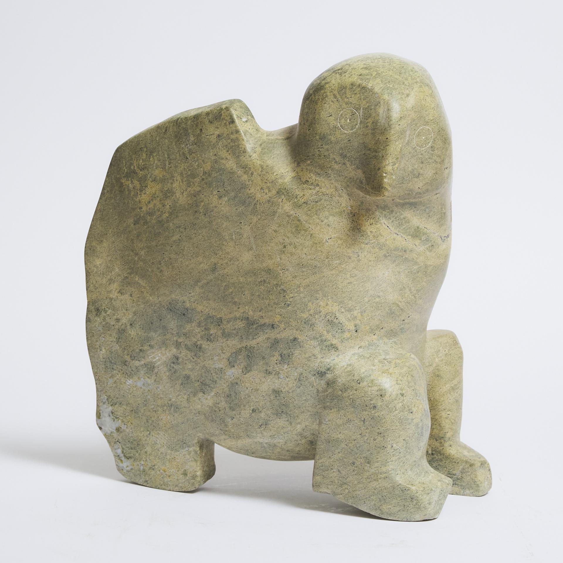 Latcholassie Akesuk (1919-2000) - OWL, CA. 1990