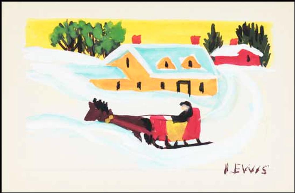 Maud Kathleen Lewis (1903-1970) - A Pair of Winter Cards