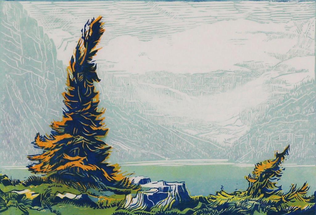 Margaret Dorothy Shelton (1915-1984) - Lake Louise; 1984