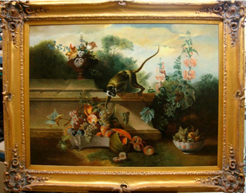 W. Boucher - Still Life With Monkey