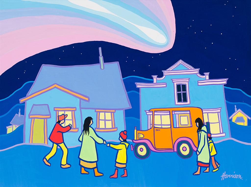 Ted Harrison (1926-2015) - Passing Comet