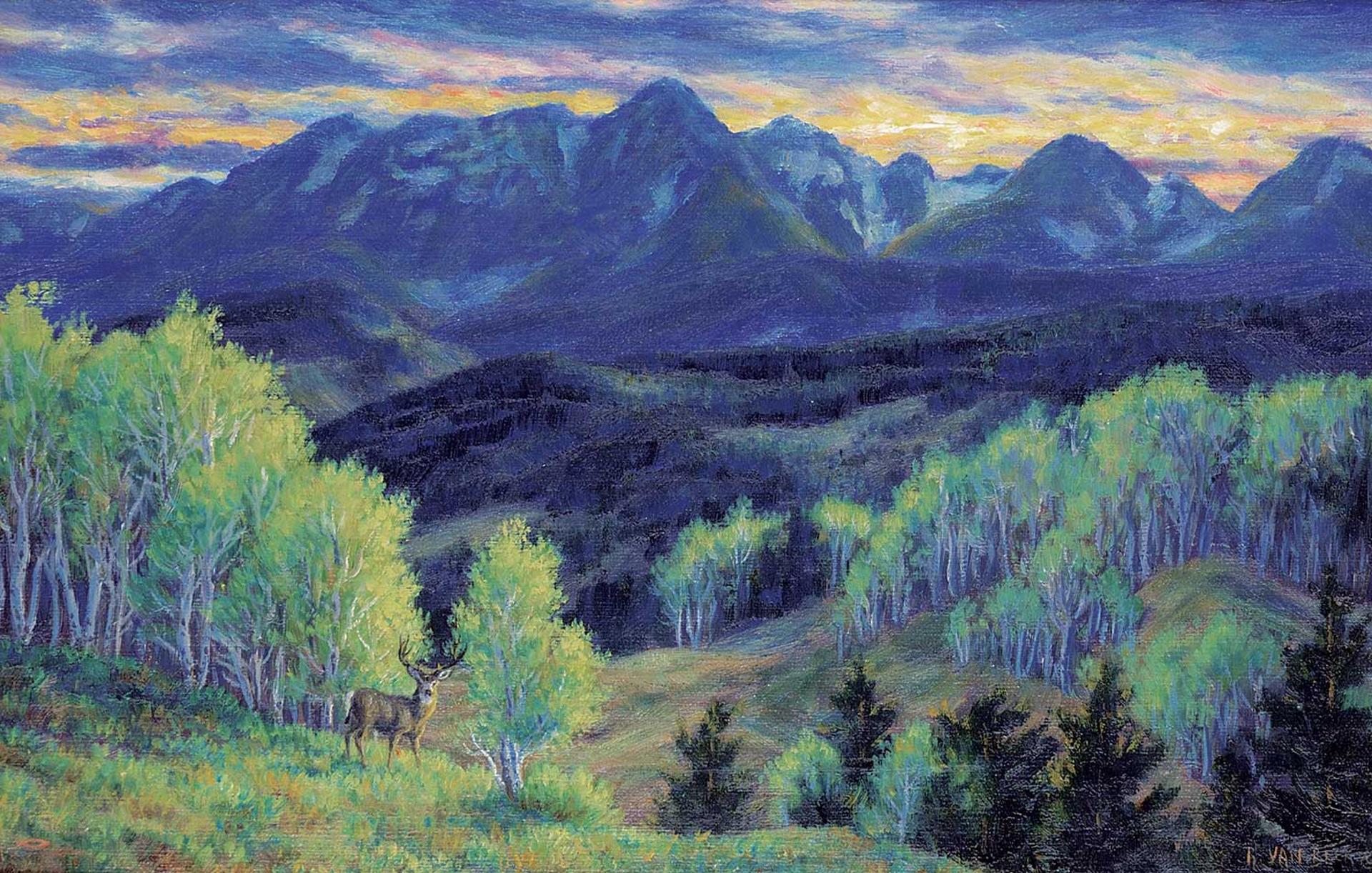 Randy Van Beek - Late Summer, Mule Deer