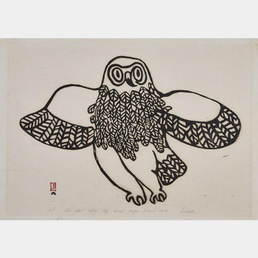 Lukta Qiatsuk (1928-2004) - Owl